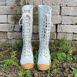 Hunter Laced-up Rain Boots